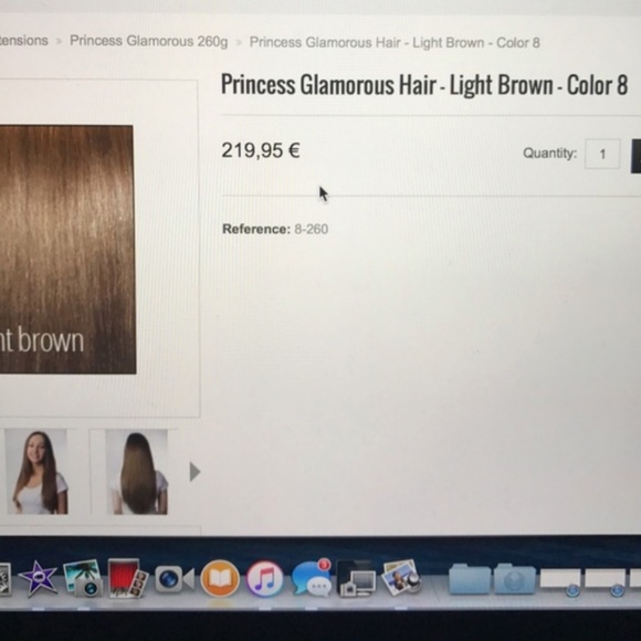 Luxury For Princess Hair Extensions Brown Ombre - Picture 3 of 3